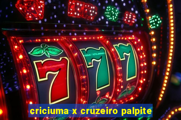 criciuma x cruzeiro palpite