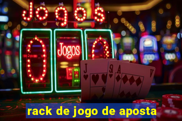 rack de jogo de aposta