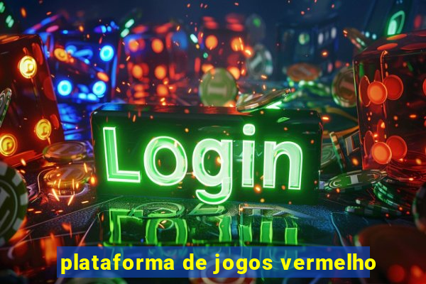 plataforma de jogos vermelho