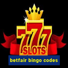 betfair bingo codes