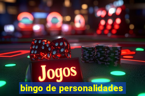 bingo de personalidades