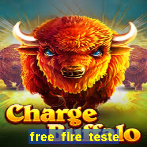 free fire teste grátis jogar agora