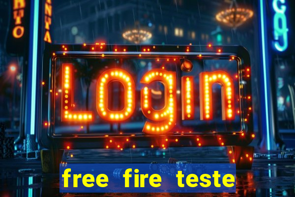 free fire teste grátis jogar agora