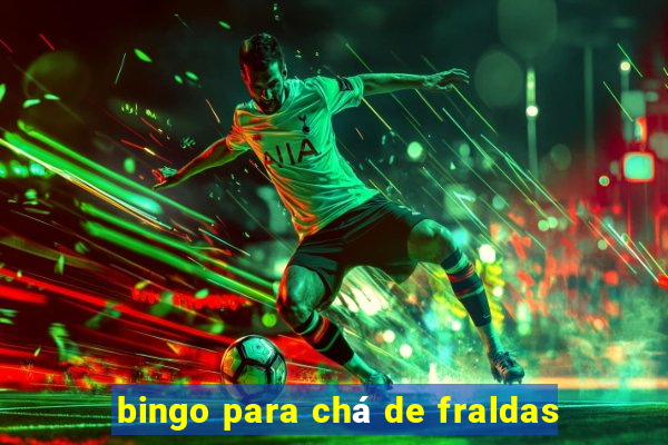 bingo para chá de fraldas