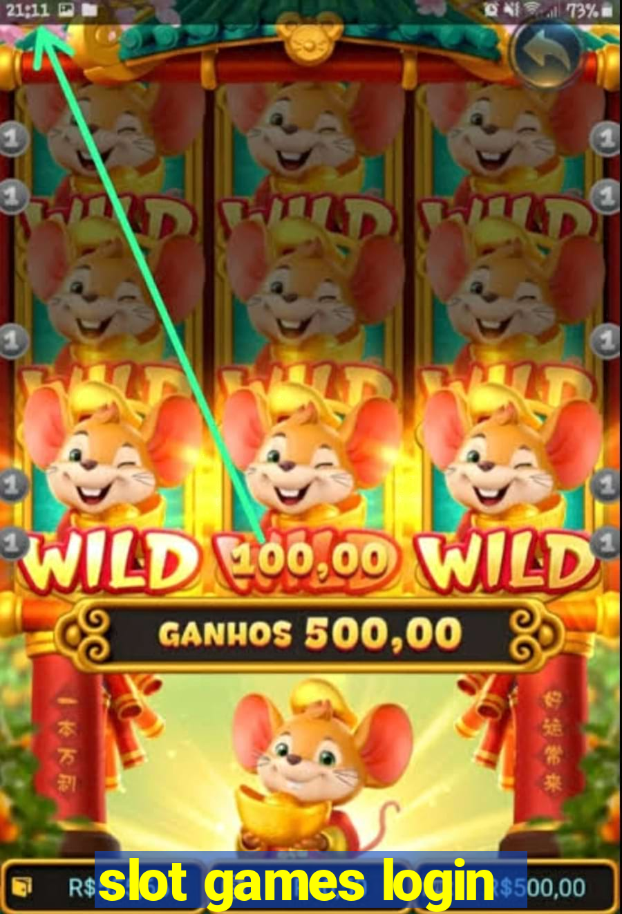 slot games login