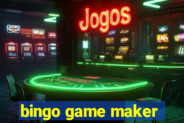 bingo game maker