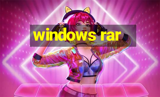 windows rar