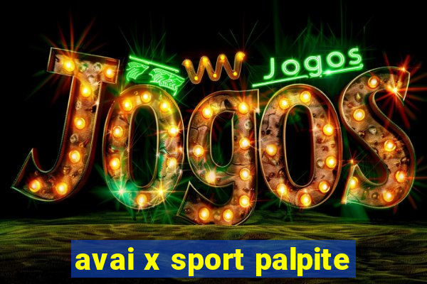 avai x sport palpite