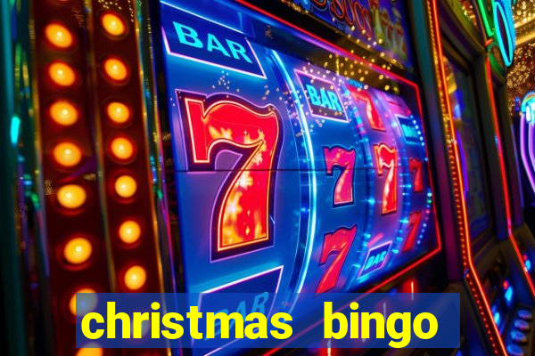 christmas bingo card generator