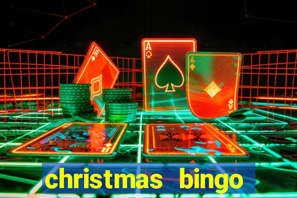 christmas bingo card generator