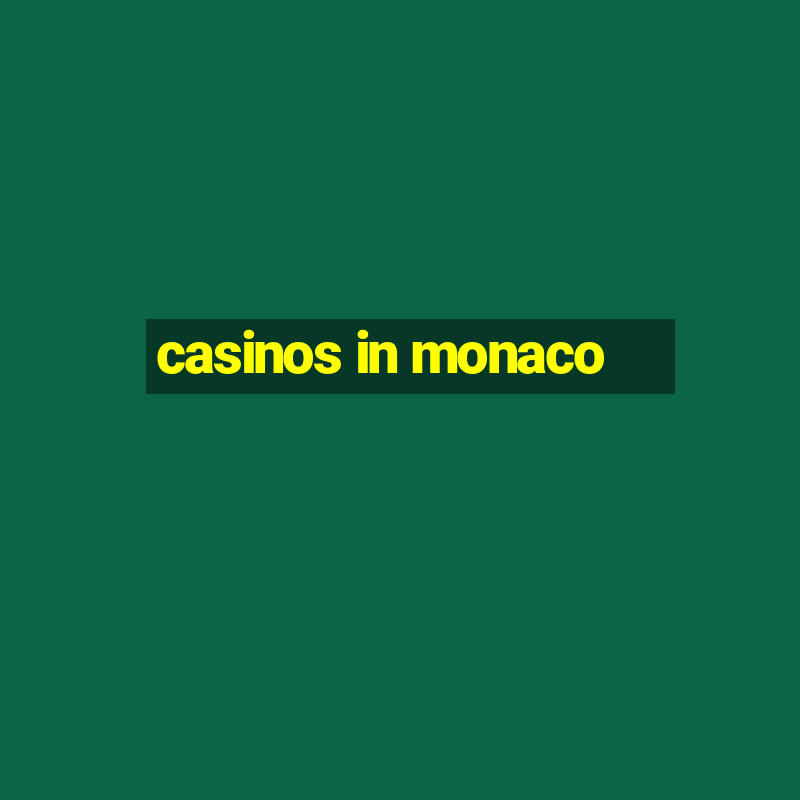 casinos in monaco