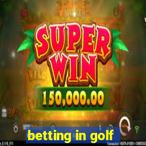 betting in golf