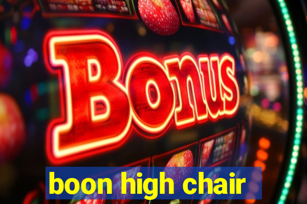 boon high chair