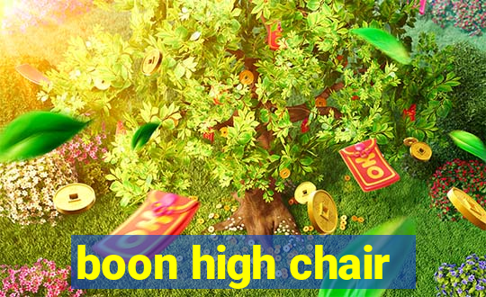 boon high chair