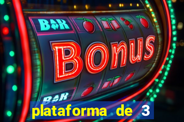 plataforma de 3 reais bet