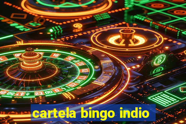 cartela bingo indio