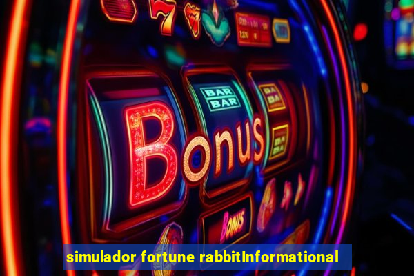 simulador fortune rabbitInformational