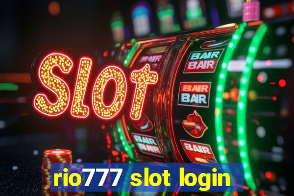 rio777 slot login