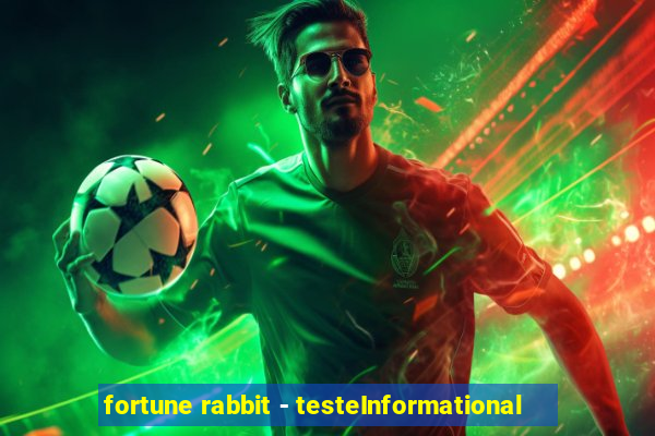 fortune rabbit - testeInformational