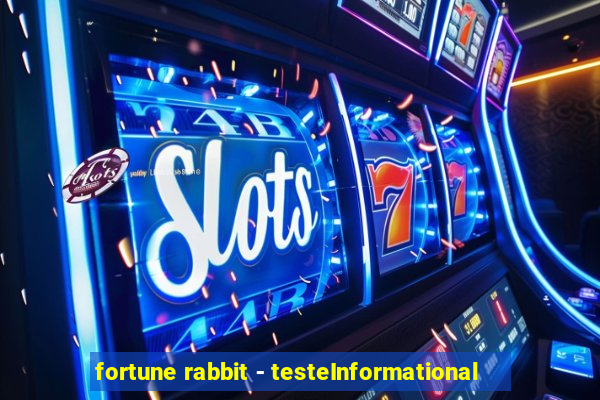 fortune rabbit - testeInformational