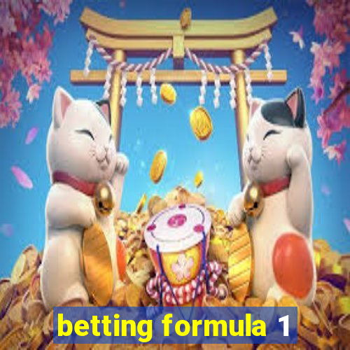 betting formula 1