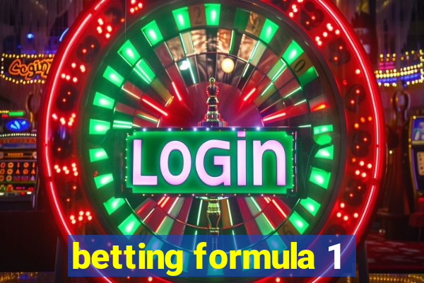 betting formula 1