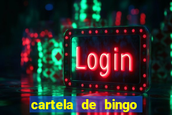 cartela de bingo vazia para imprimir