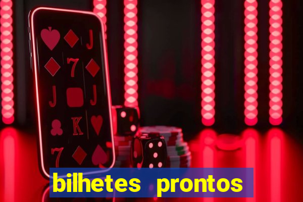 bilhetes prontos dos jogos de hoje