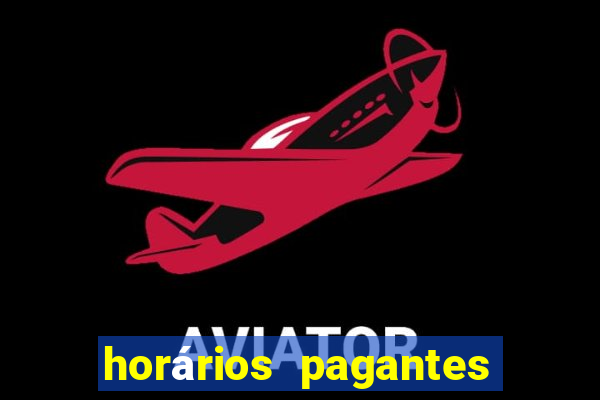 horários pagantes slots pg