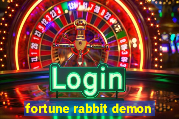 fortune rabbit demon