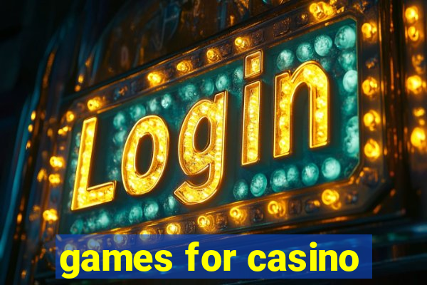 games for casino