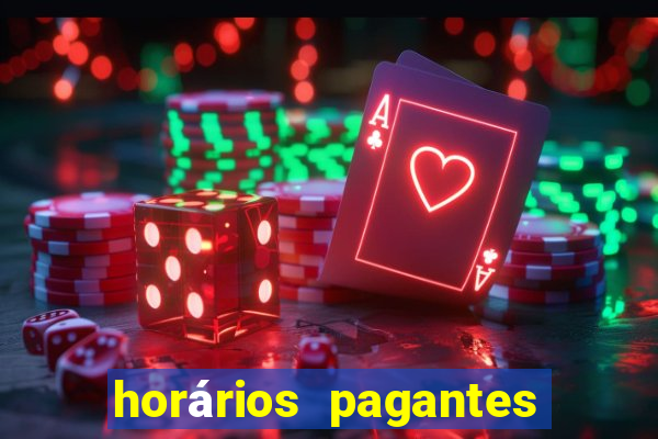 horários pagantes fortune tiger hoje