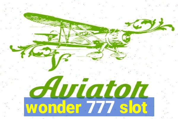 wonder 777 slot