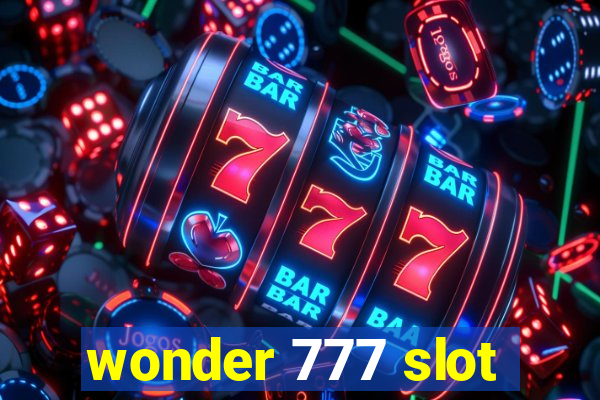 wonder 777 slot