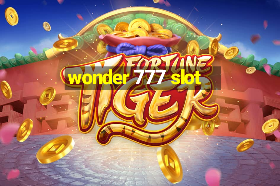 wonder 777 slot