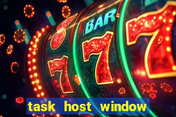 task host window que es