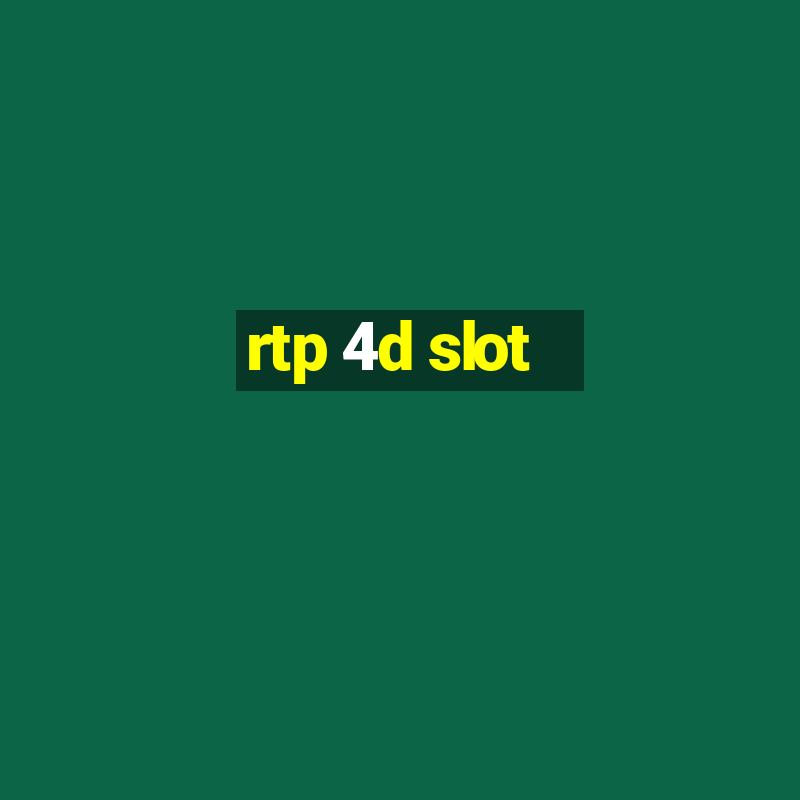 rtp 4d slot