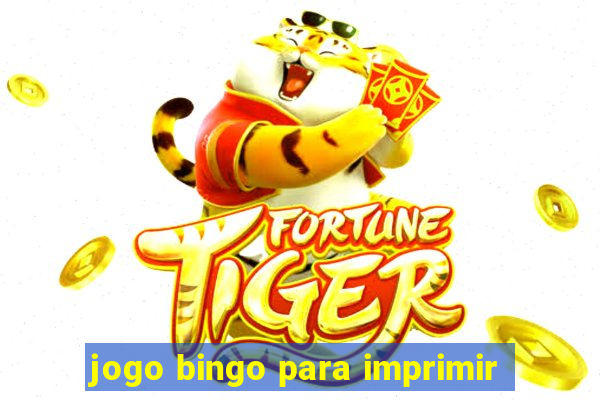 jogo bingo para imprimir