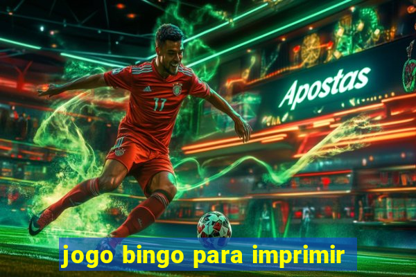 jogo bingo para imprimir