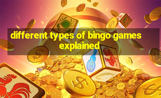 different types of bingo games explained