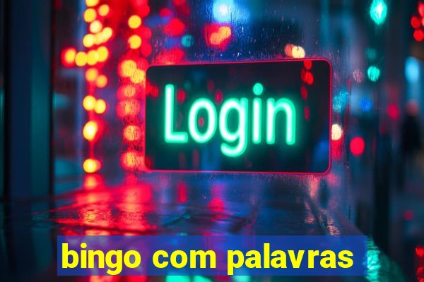 bingo com palavras