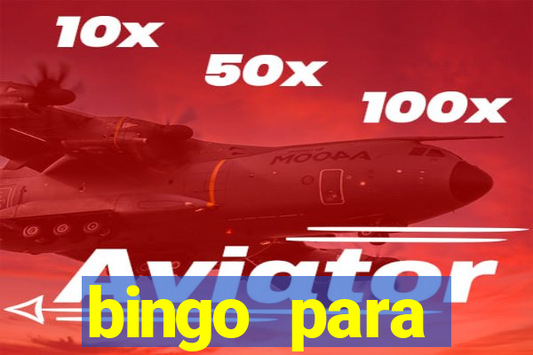 bingo para despedida de solteira para imprimir