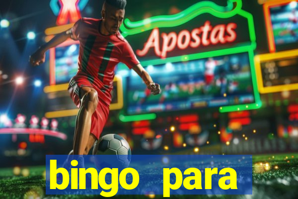 bingo para despedida de solteira para imprimir