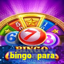 bingo para despedida de solteira para imprimir