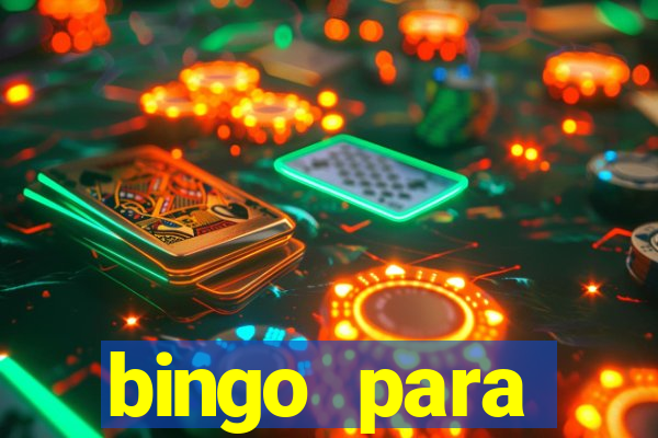 bingo para despedida de solteira para imprimir