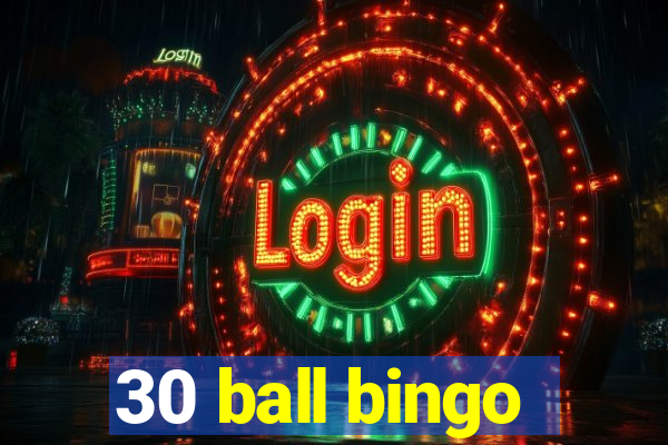 30 ball bingo