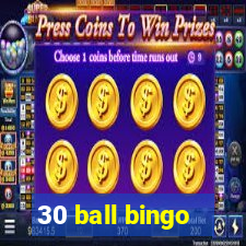 30 ball bingo