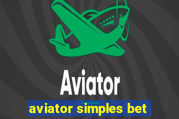 aviator simples bet