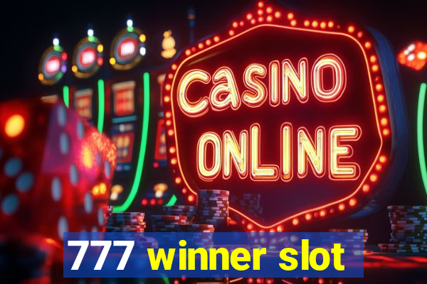 777 winner slot