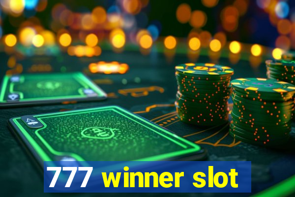 777 winner slot